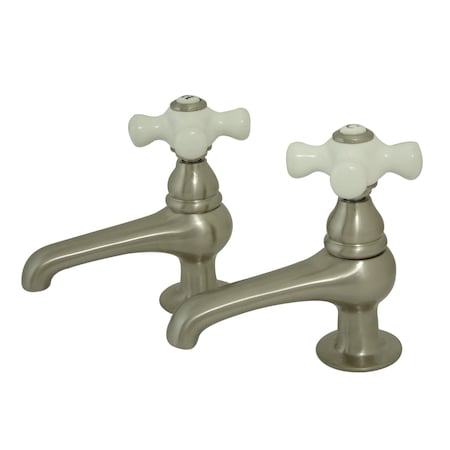 Restoration Basin Tap Faucet, Brushed Nickel